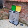 Porte-sacs 2 x 80/110 L pour tri sélectif Mr.B Bis Remises