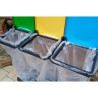 Porte-sac à déchets 3 compartiments tri sélectif Mr.B Tris Remises