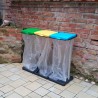 Porte-sac à déchets 3 compartiments tri sélectif Mr.B Tris Offre