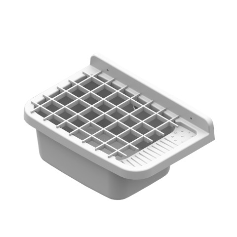 Bac à laver extérieur en résine avec grille pour linge Jab 60 Promotion