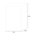 Meuble de buanderie avec évier 1 porte en résine 45x50cm Mong Offre