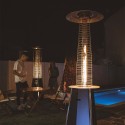 Chauffage extérieur à gaz GPL pour bar et restaurant Kaliente M 