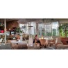 Chauffage extérieur à gaz GPL avec table Solflame pour bar et restaurant 