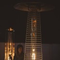 Chauffage extérieur à gaz GPL avec table Solflame pour bar et restaurant 