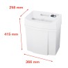 Broyeur de documents de bureau 5-6 feuilles 4 x 25mm Pure 120 HSM Modèle