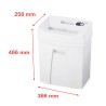 Destructeur de documents professionnel 4 x 25 mm Pure 220 HSM Caractéristiques