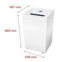 Destructeur de documents bureau découpe 4,5 x 30mm 20-22 feuilles Pure 630 HSM Prix