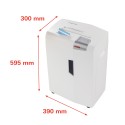 Destructeur de documents de bureau coupe CD 13 feuilles 4 x 37mm X13 Shredstar HSM Caractéristiques
