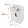 Destructeur de documents de bureau coupe CD 13 feuilles 4 x 37mm X13 Shredstar HSM Caractéristiques
