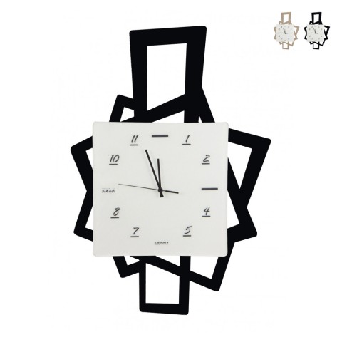 Horloge murale moderne artisanale pour salon Quadri Ceart Promotion