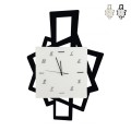 Horloge murale moderne artisanale pour salon Quadri Ceart Promotion