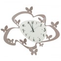 Horloge murale moderne en métal et verre fait main Papillons Ceart Catalogue