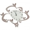 Horloge murale moderne faite main en métal et verre Farfalle Ceart Catalogue