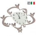 Horloge murale moderne faite main en métal et verre Farfalle Ceart Remises