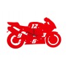 Horloge murale artisanale salon chambre enfant Moto Ceart Catalogue