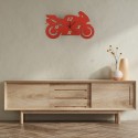 Horloge murale artisanale salon chambre enfant Moto Ceart Offre