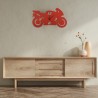 Horloge murale artisanale salon chambre enfant Moto Ceart Offre