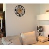 Horloge murale ronde 60 cm moderne grands chiffres Ilenia Ceart Achat