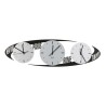 Horloge murale moderne fuseaux horaires Capitaux Ceart Offre