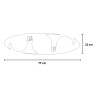 Horloge murale moderne fuseaux horaires Capitaux Ceart Remises