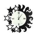 Horloge murale ronde artisanale en métal Sole e Stelle Ceart Choix