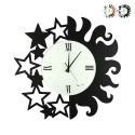 Horloge murale ronde artisanale en métal Sole e Stelle Ceart Vente