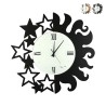 Horloge murale ronde artisanale en métal Sole e Stelle Ceart Vente