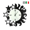 Horloge murale ronde artisanale en métal Sole e Stelle Ceart Réductions