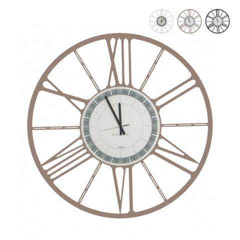Horloge murale moderne classique industrielle ronde 80cm Ruota Ceart Promotion