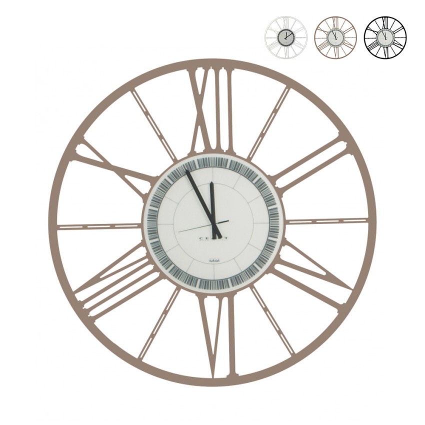 Horloge murale moderne classique industrielle ronde 80cm Ruota Ceart Promotion Horloge murale moderne classique industrielle ronde 80cm Ruota Ceart Promotion
