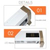 Radiateur convecteur de sol 2200W avec télécommande Way L Offre