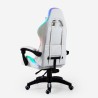 Chaise de jeu blanc fauteuil de massage ergonomique inclinable à LED Pixy Plus Catalogue