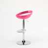 Tabouret de bar et cuisine réglable en hauteur pivotant avec repose-pieds Hollywood 
