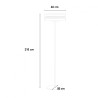 Chauffage sur pied 2 lampes infrarouges extérieur Heat Remises