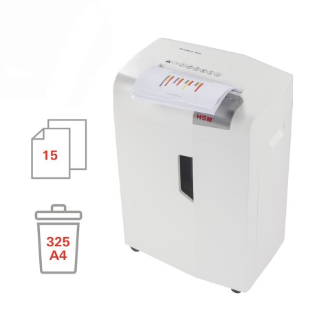 Destructeur de documents professionnel 4 x 37 mm pour bureau X15 Shredstar HSM Promotion