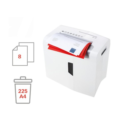 Destructeur de documents bureau cartes de crédit 4,5 x 30 mm X8 Shredstar HSM Promotion