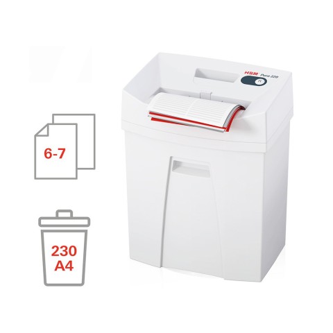 Destructeur de documents professionnel 4 x 25 mm Pure 220 HSM Promotion