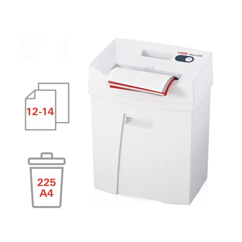 Destructeur de documents à bande 3,9 mm pour maison et bureau Pure 220 HSM Promotion