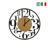Horloge murale ronde 60 cm moderne grands chiffres Ilenia Ceart Réductions