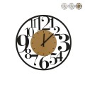 Horloge murale ronde 60 cm moderne grands chiffres Ilenia Ceart Promotion