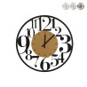 Horloge murale ronde 60 cm moderne grands chiffres Ilenia Ceart Promotion