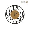 Horloge murale ronde 60cm moderne grands chiffres Ilenia Ceart Promotion