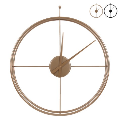 Horloge murale ronde 90 cm style moderne industriel Essenziale Ceart Promotion