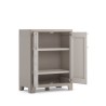 Armoire extérieure buanderie 2 étagères réglables Gulliver Basso XL Keter Remises
