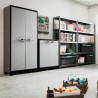 Armoire de jardin extérieure 5 étagères gris noir Titan Alto XL Keter Vente
