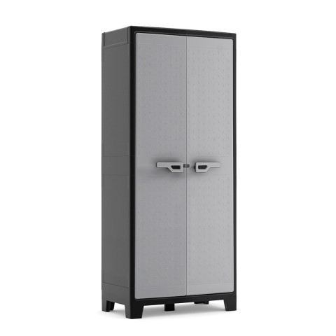 Armoire d'extérieur gris noir 8 étagères Titan Multispace XL Keter Promotion