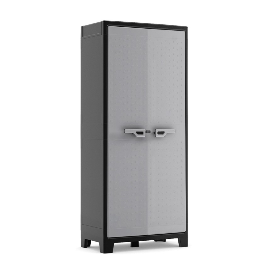 Armoire d'extérieur gris noir 8 étagères Titan Multispace XL Keter Promotion