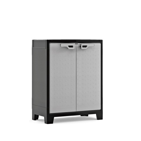 Armoire basse Titan Basso XL avec 2 étagères pour cave, buanderie et jardin Keter Promotion