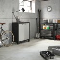 Armoire basse Titan Basso XL avec 2 étagères pour cave, buanderie et jardin Keter Vente