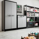 Armoire basse Titan Basso XL avec 2 étagères pour cave, buanderie et jardin Keter Remises